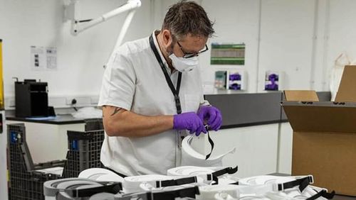 捷豹路虎3D打印技术助力医护人员防护用品生产